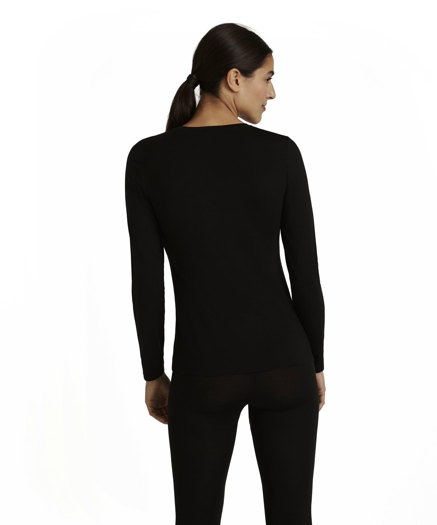 falke-daily-climawool-crew-neck-unterhemd-s-schwarz-merinowolle image 2