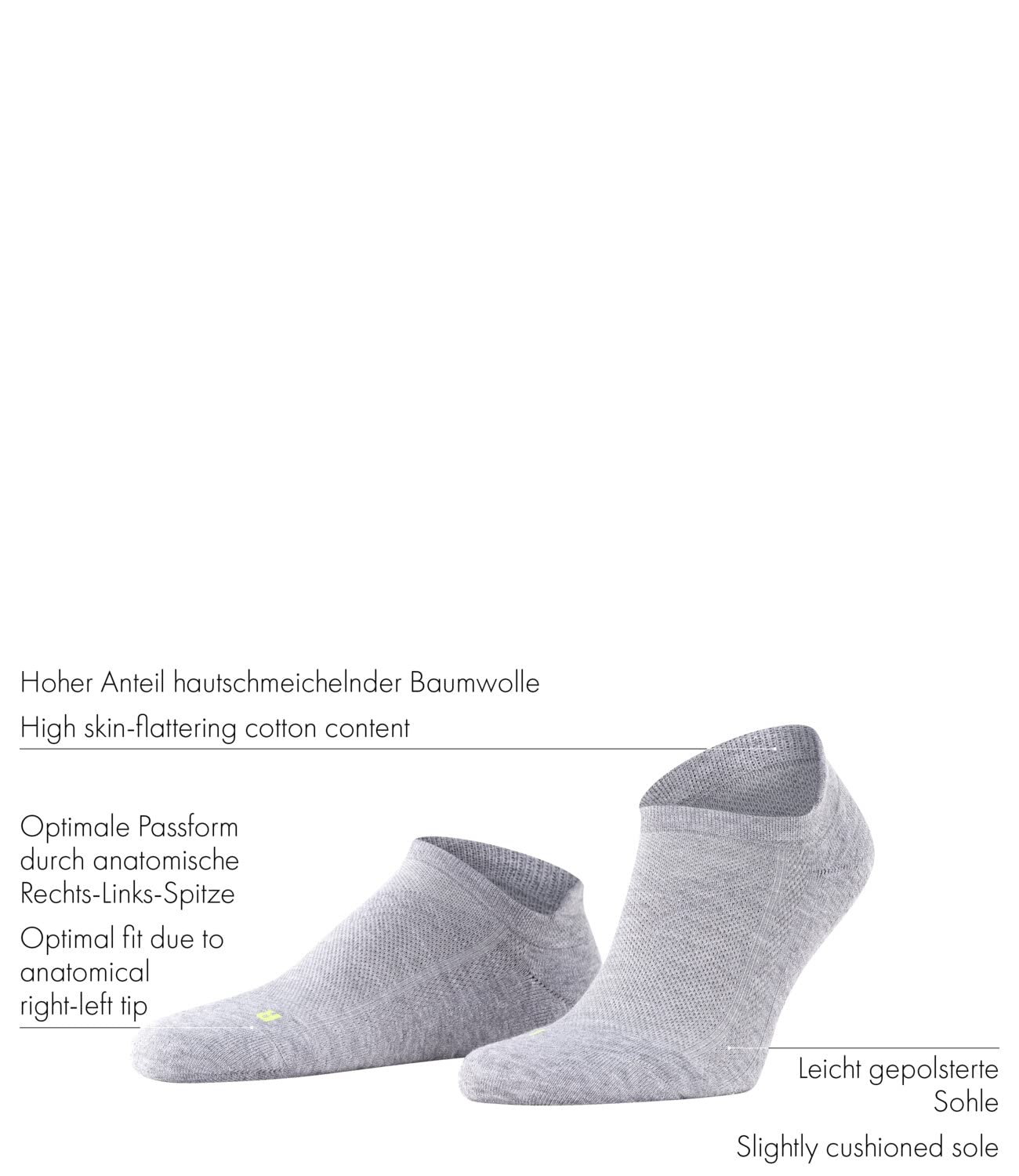 falke-cool-kick-sneakersocken-blau-37-38-baumwolle-1-paar image 3