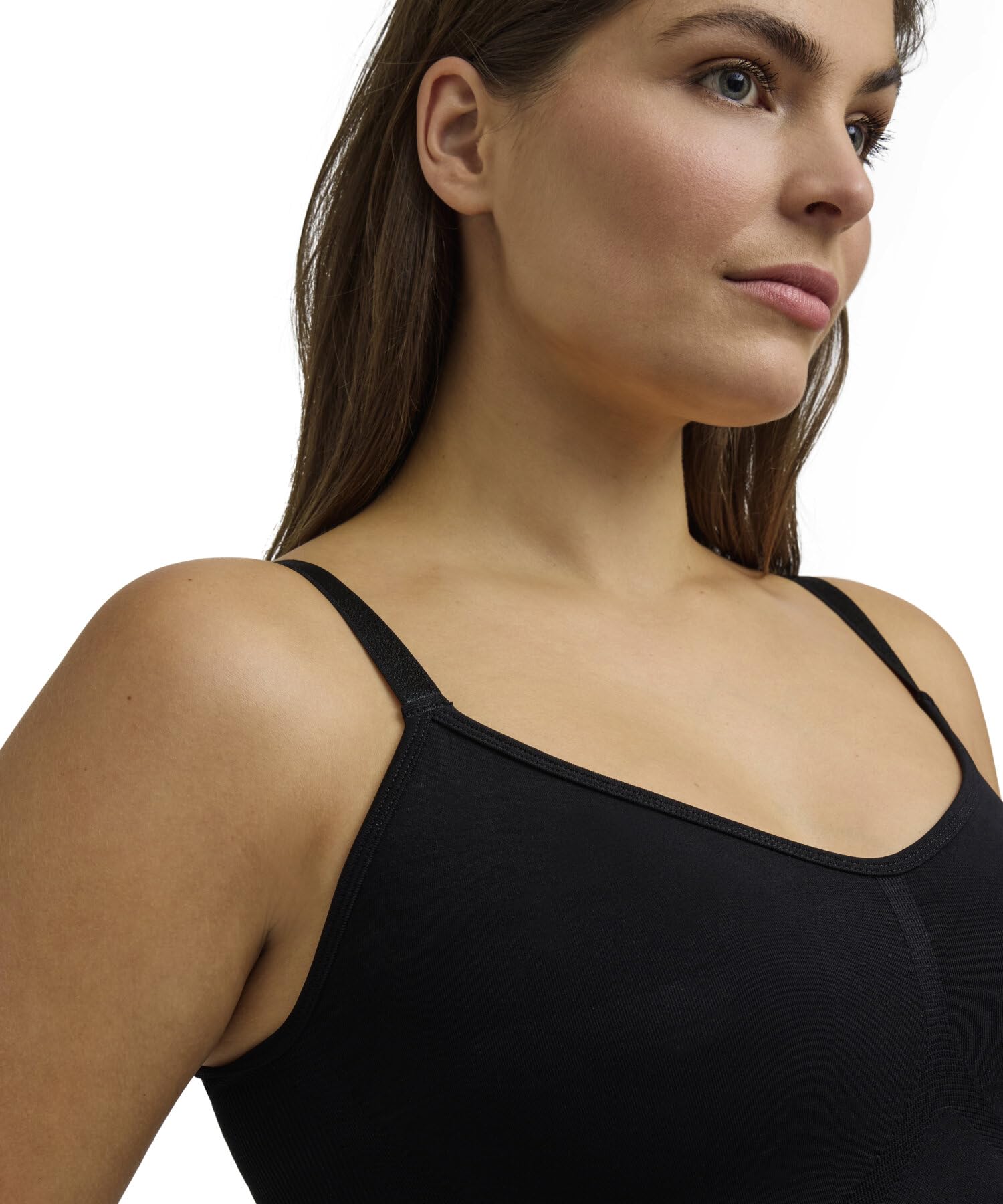 falke-smart-support-shapewear-top-schwarz-nahtlos image 5