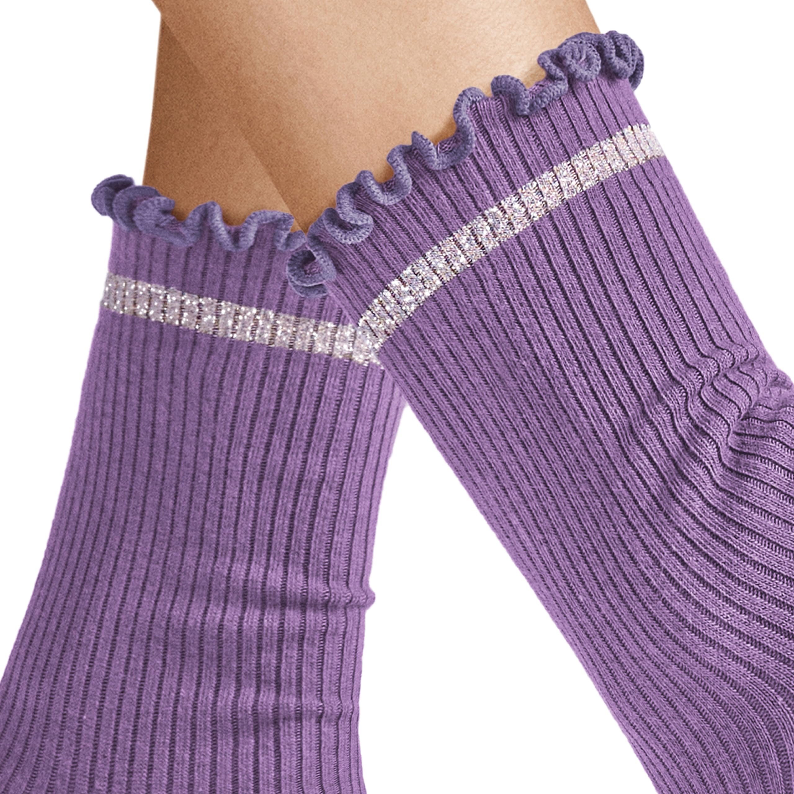 hudson-lovely-socken-damen-feine-rippe-verspieltes-b-ndchen image 2