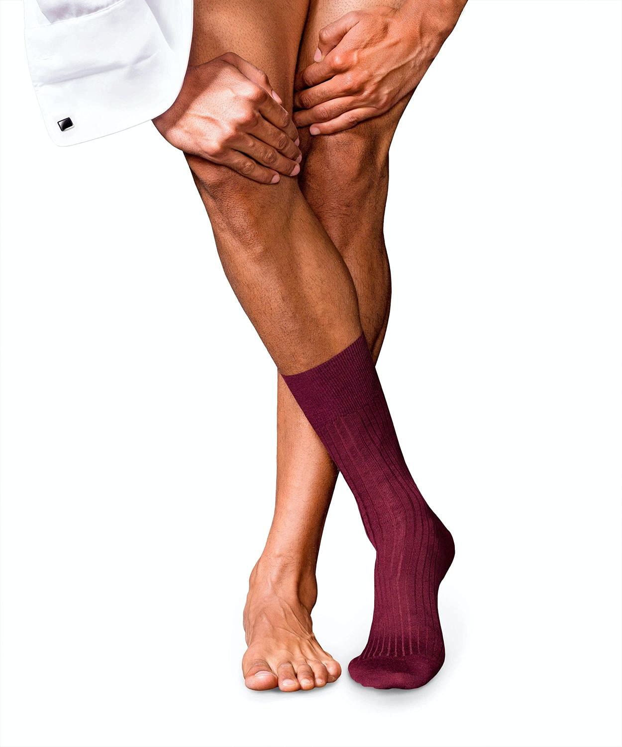 falke-no-7-finest-merino-socken-dark-navy-wolle image 4