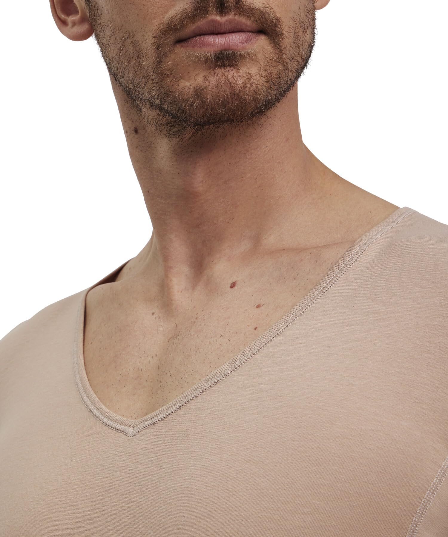 falke-daily-climate-control-outlast-deep-v-neck-unterhemd-camel image 6
