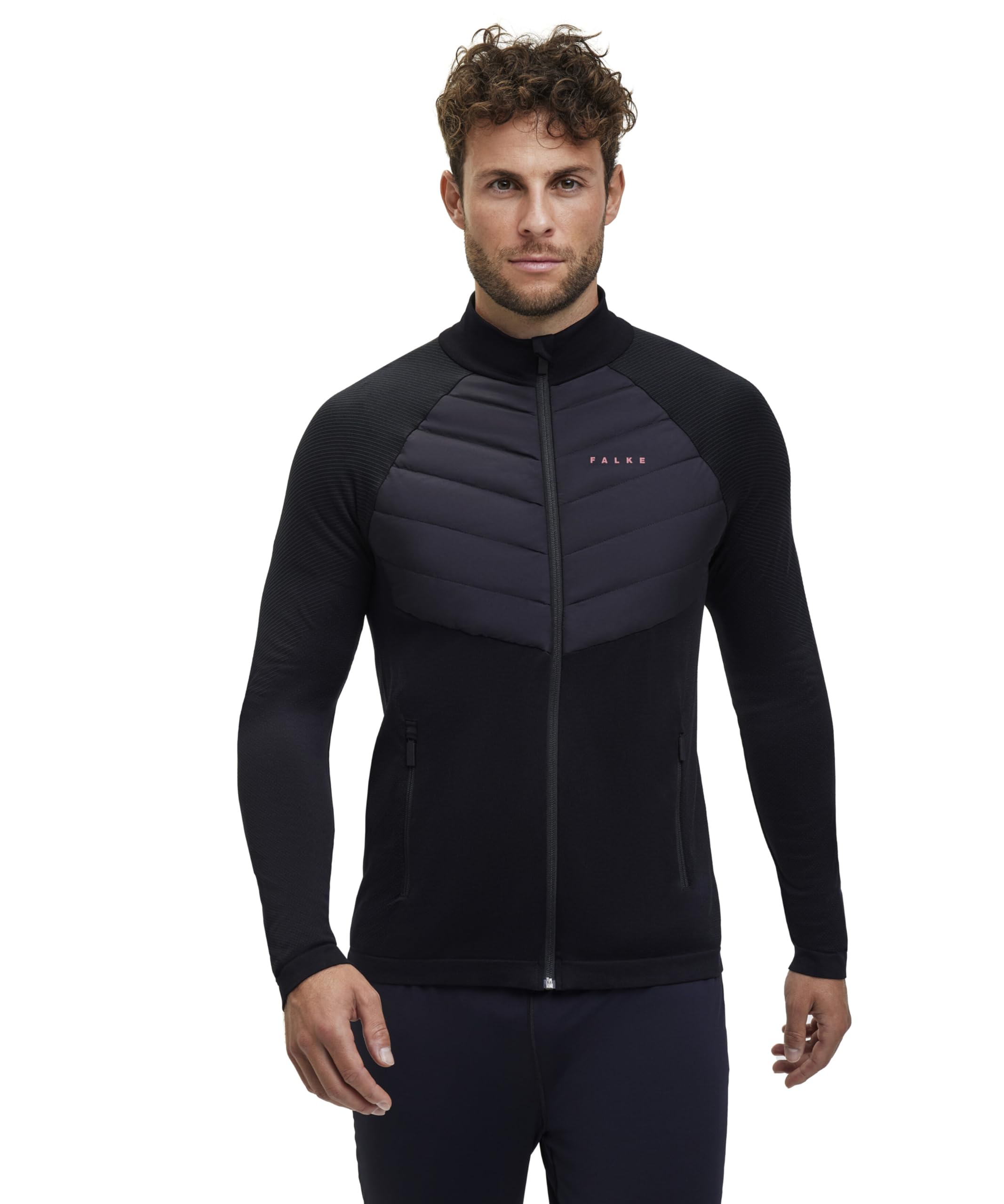 falke-running-weather-jacke-herren-schwarz-winddicht image 1