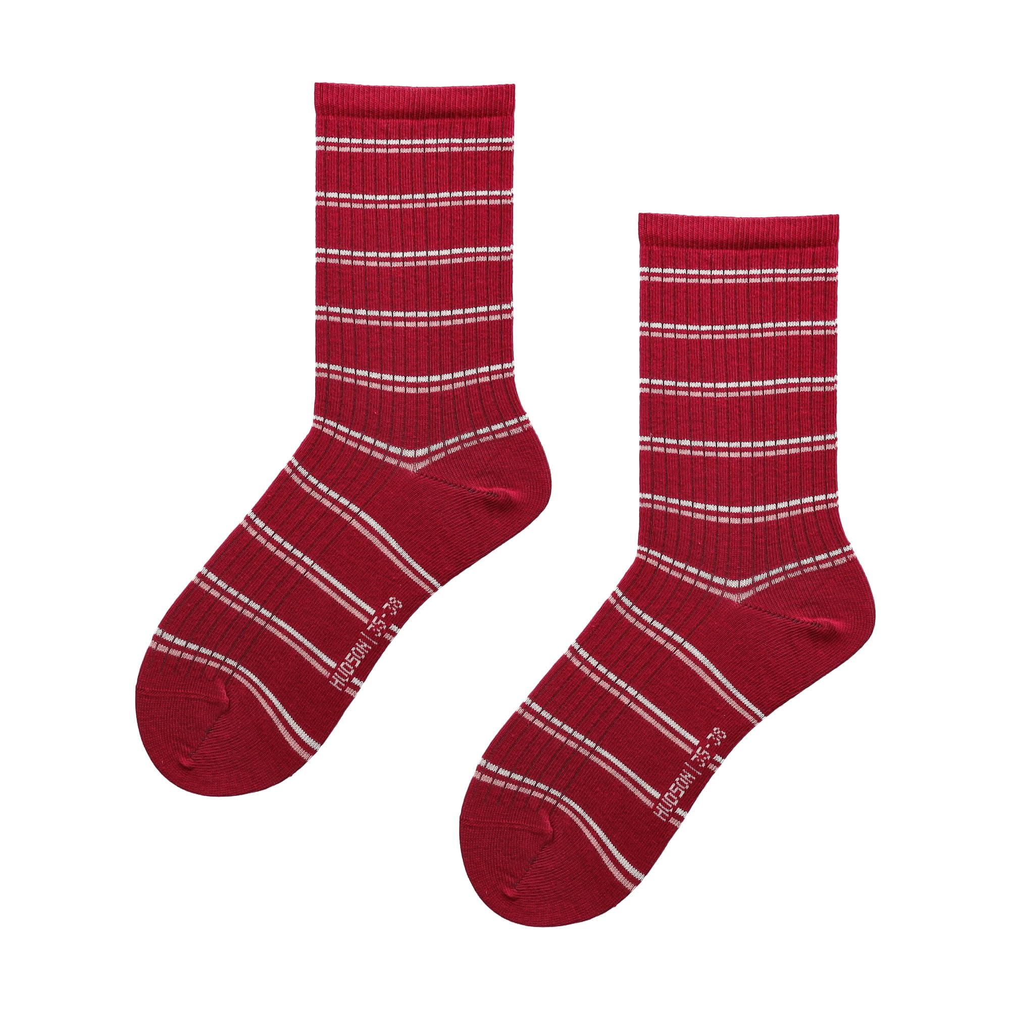 hudson-playful-rib-damen-socken-2er-pack-rumba-red-35-38 image 2