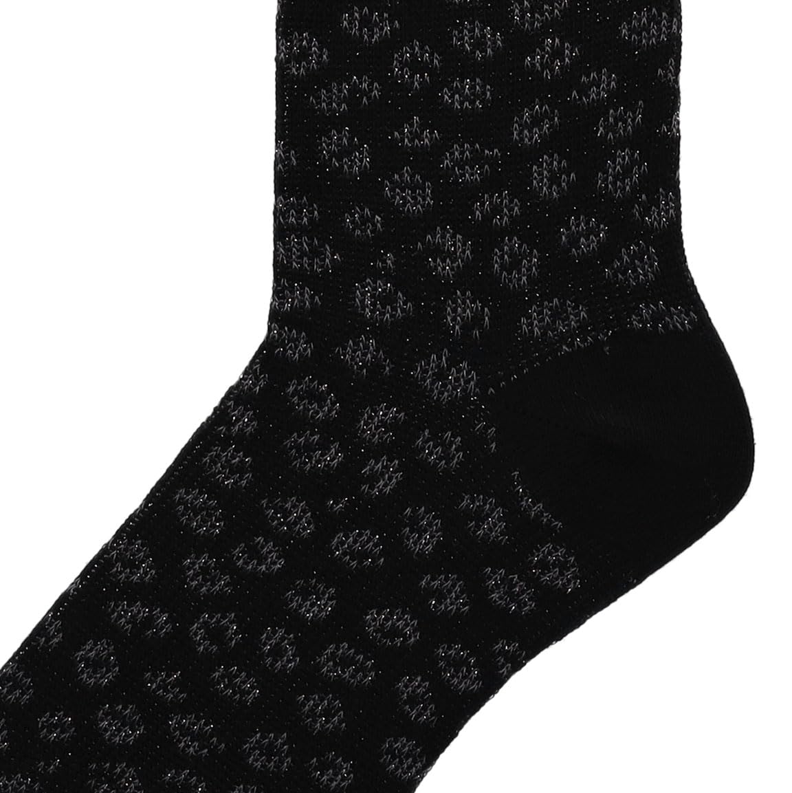 hudson-playful-leo-socken-black-leo-muster-glitzer image 2