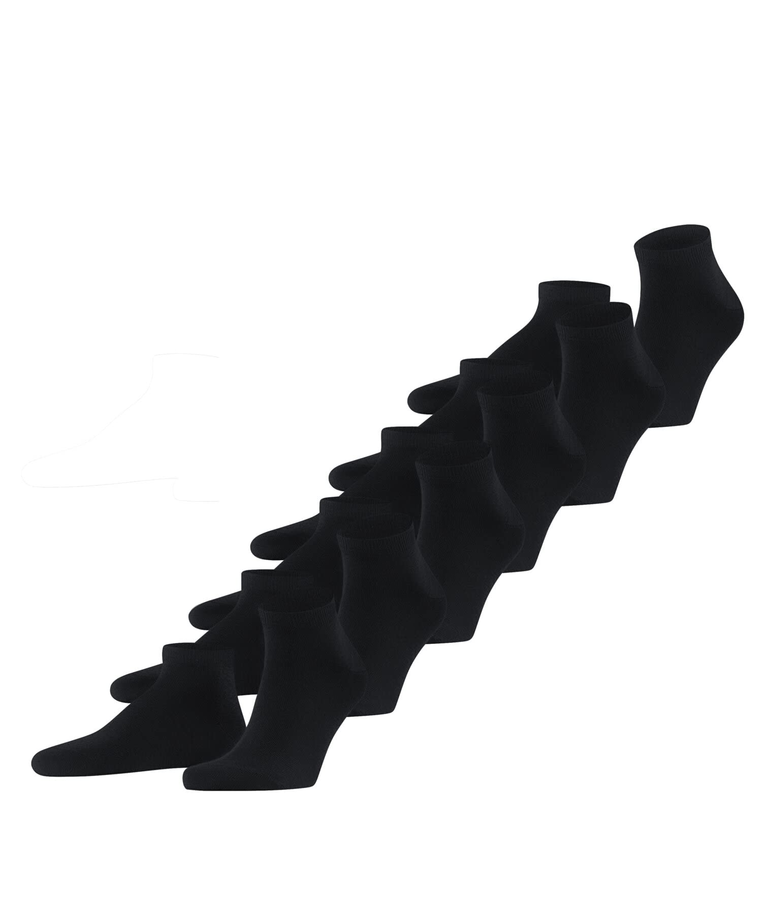 falke-happy-sneakersocken-wei-6-paar-39-42 image 8