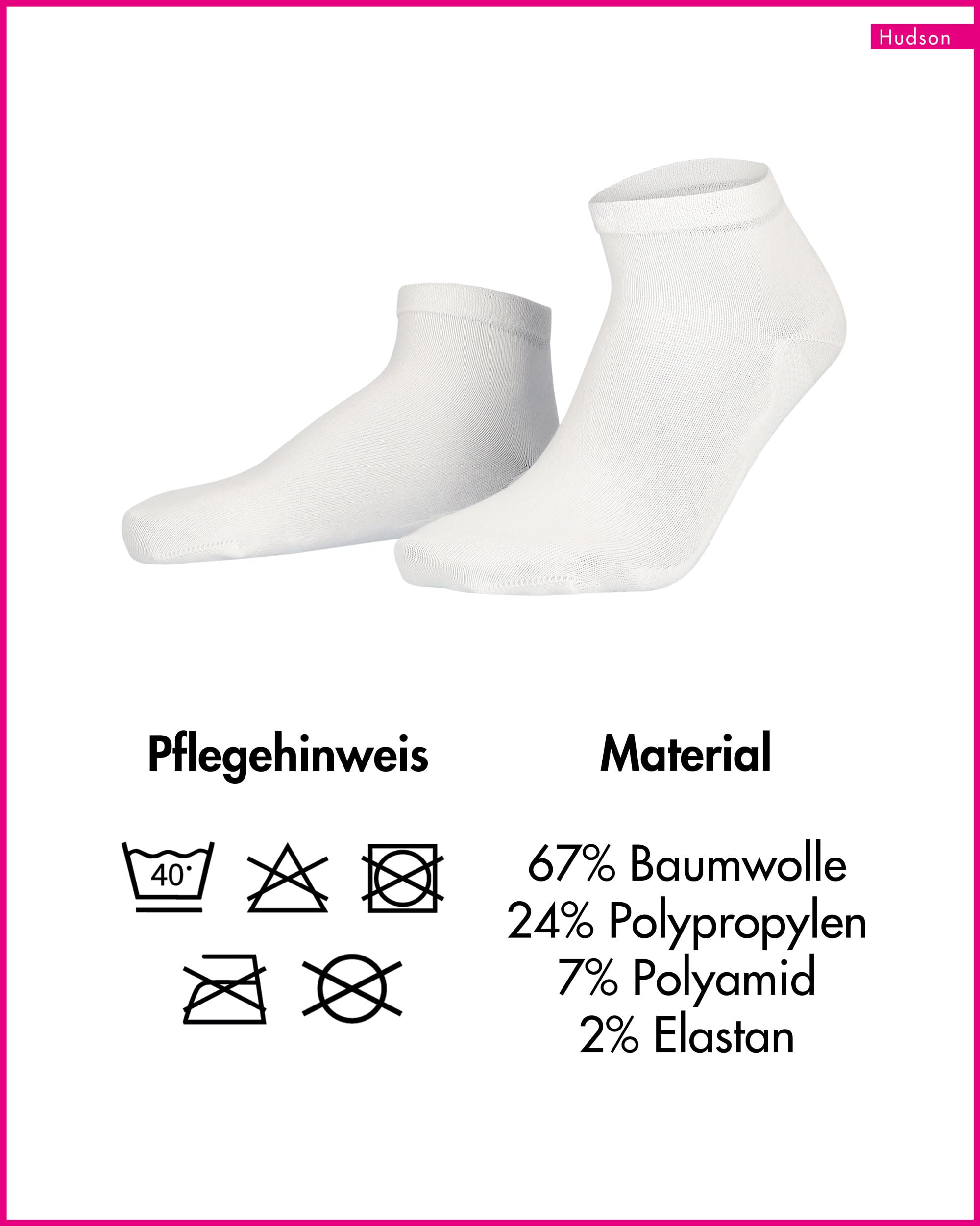 hudson-dry-cotton-sneaker-socken-herren-wei-39-42 image 3