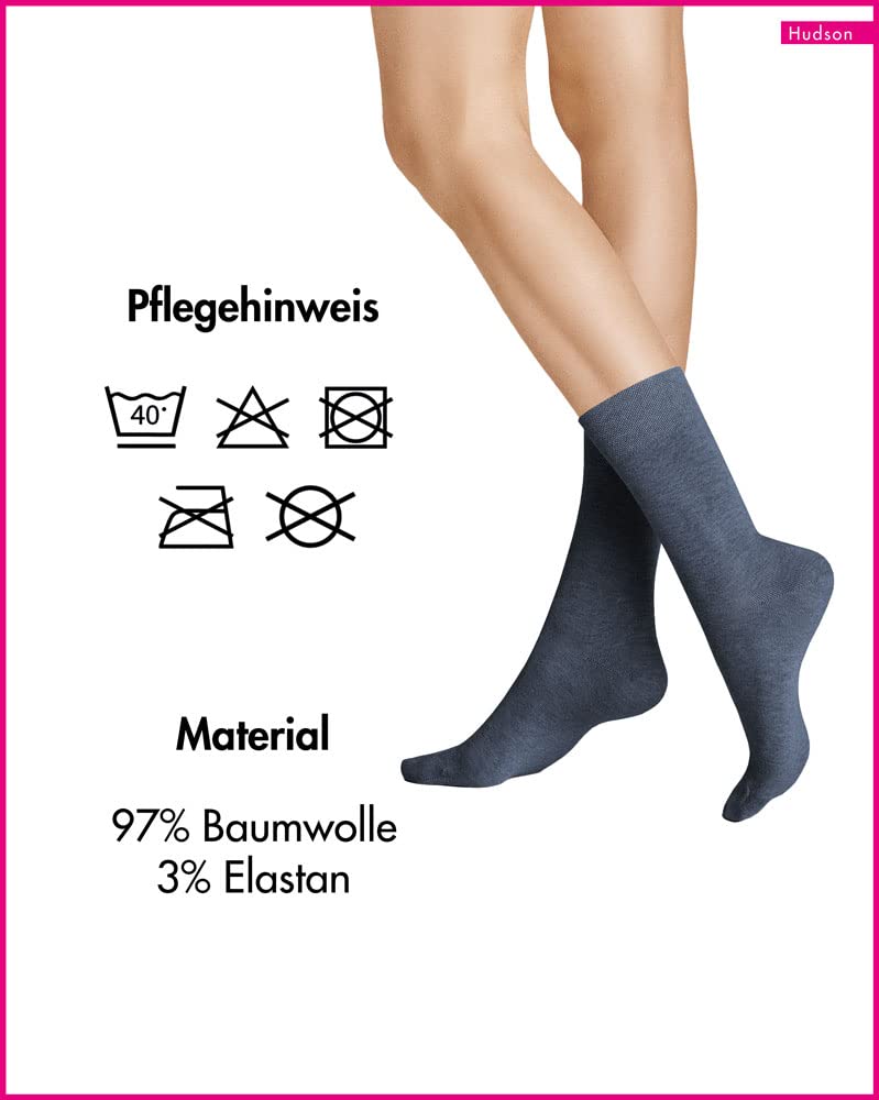 hudson-relax-cotton-socken-damen-baumwolle-druckfrei image 2