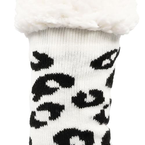hudson-fluffy-leo-damen-socken-antirutsch-wei-schwarz-35-38 image 4