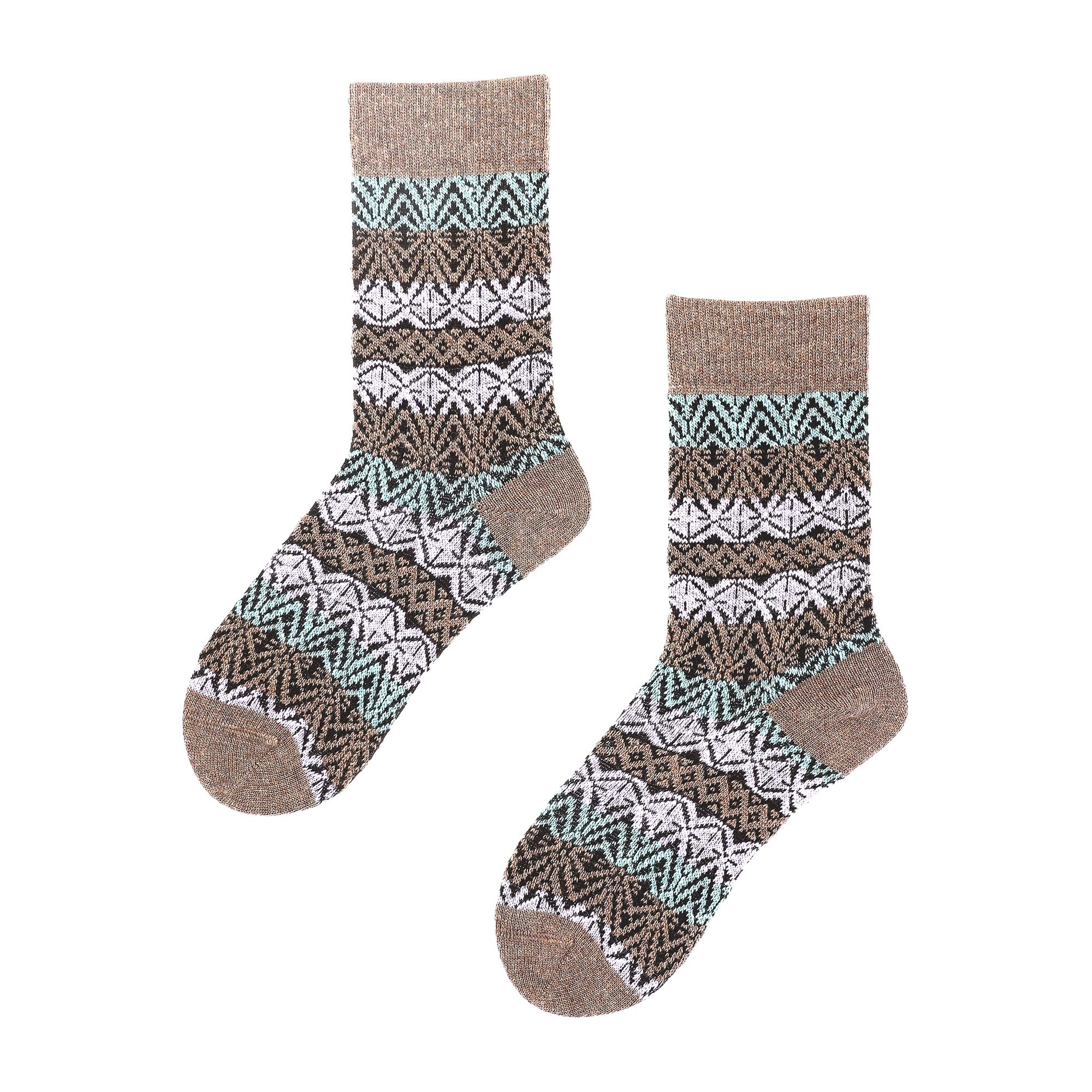 hudson-cosmic-nordic-socken-damen-grau-gemustert-35-38 image 4