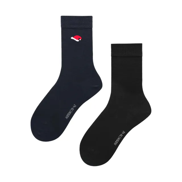 hudson-spider-santa-socken-2er-pack-schwarz-35-38 image 1