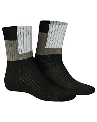 hudson-block-soh-socken-herren-schwarz-gemustert image 4