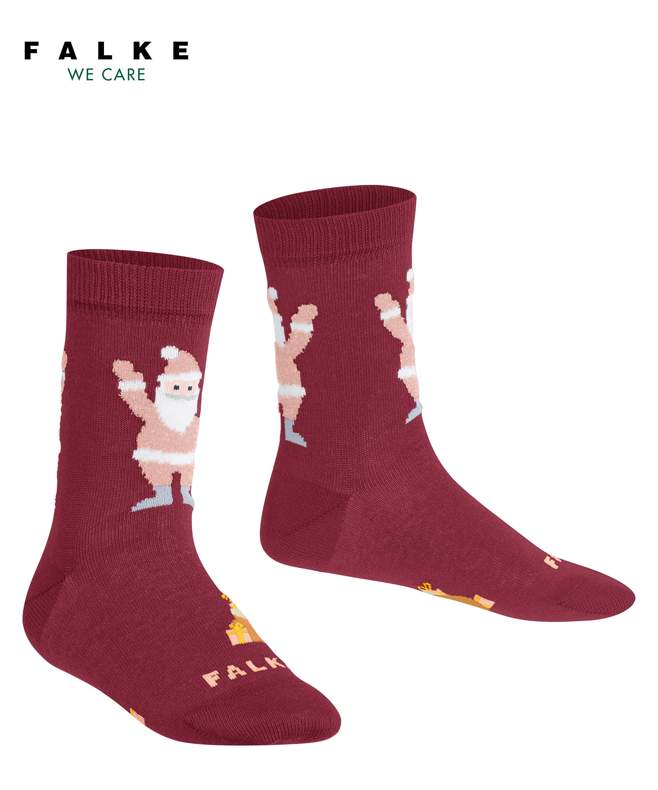falke-happy-santa-kindersocken-baumwolle-weihnachten image 3
