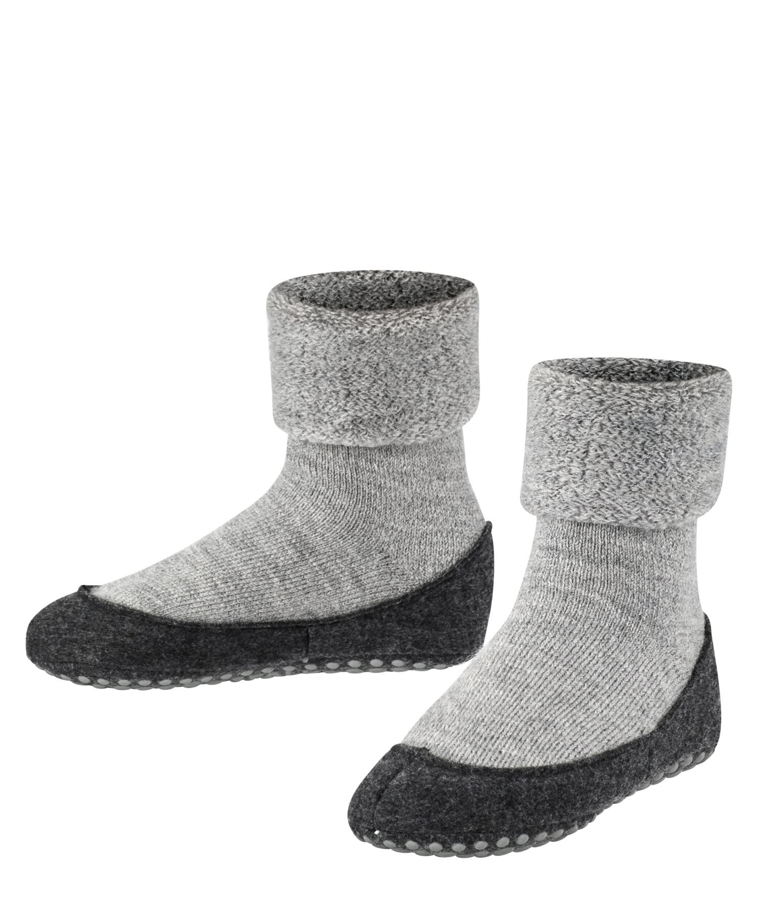 falke-cosyshoe-minis-stoppersocken-kinder-grau-noppen image 1