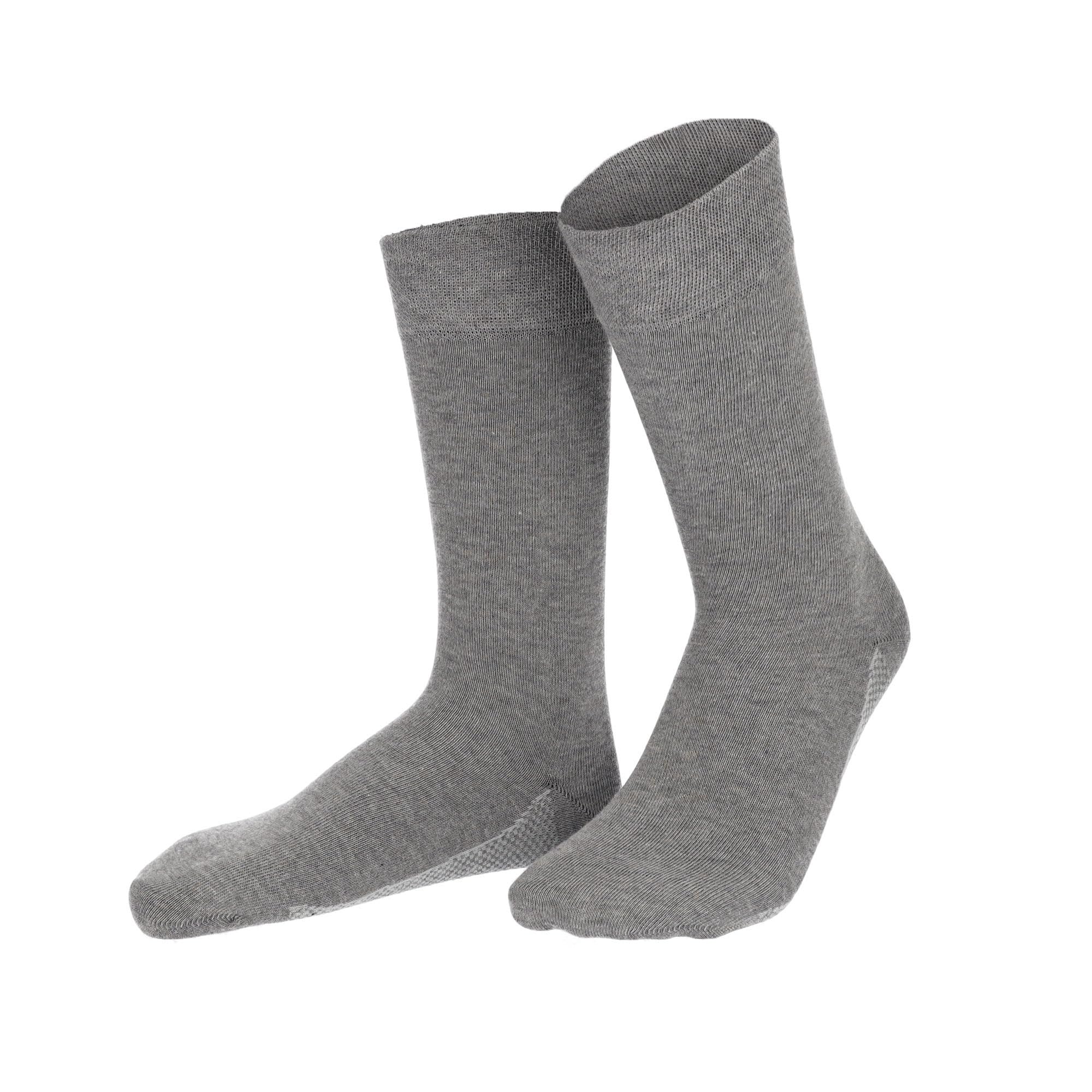 hudson-spider-herren-socken-dry-cotton-43-46-grau-mel-1-paar image 3