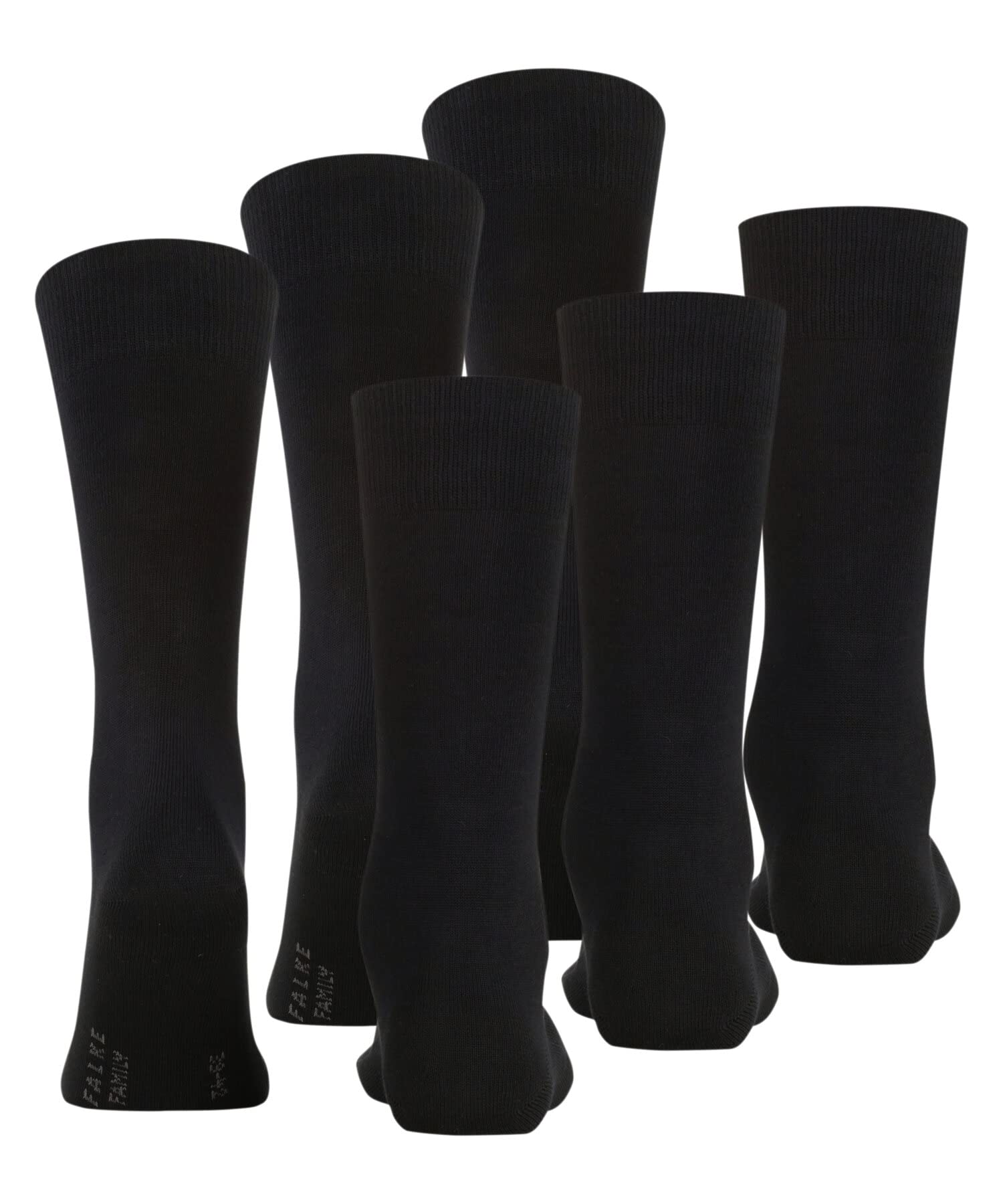 falke-family-herren-socken-3-paar-schwarz-39-42-baumwolle image 2