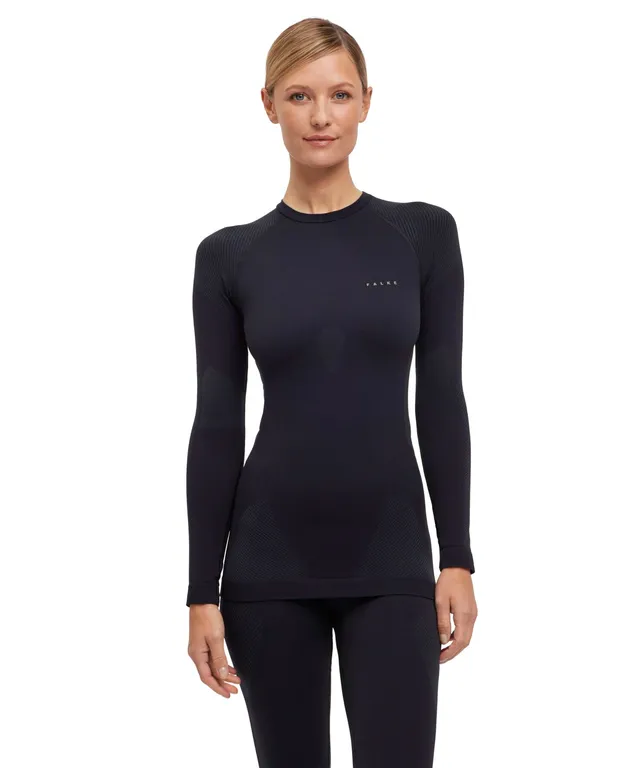 falke-warm-round-neck-funktionsshirt-langarm-schwarz-damen image 1