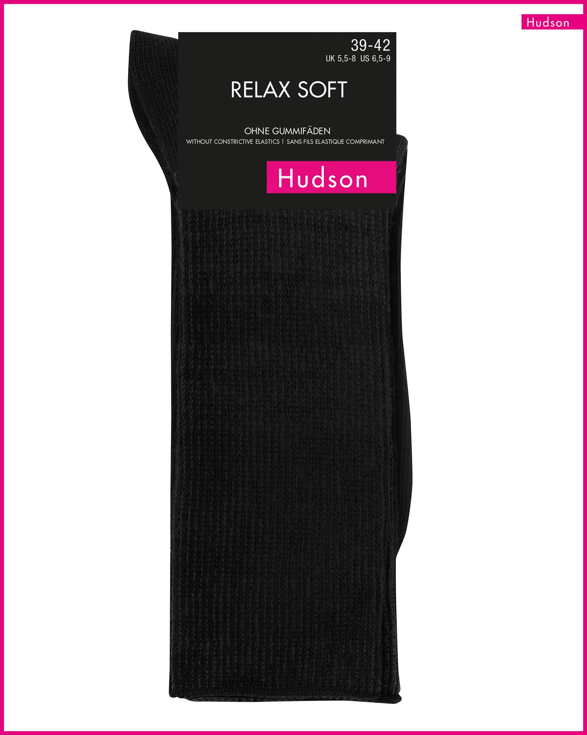 hudson-relax-soft-socken-herren-schwarz-baumwolle-43-46 image 4