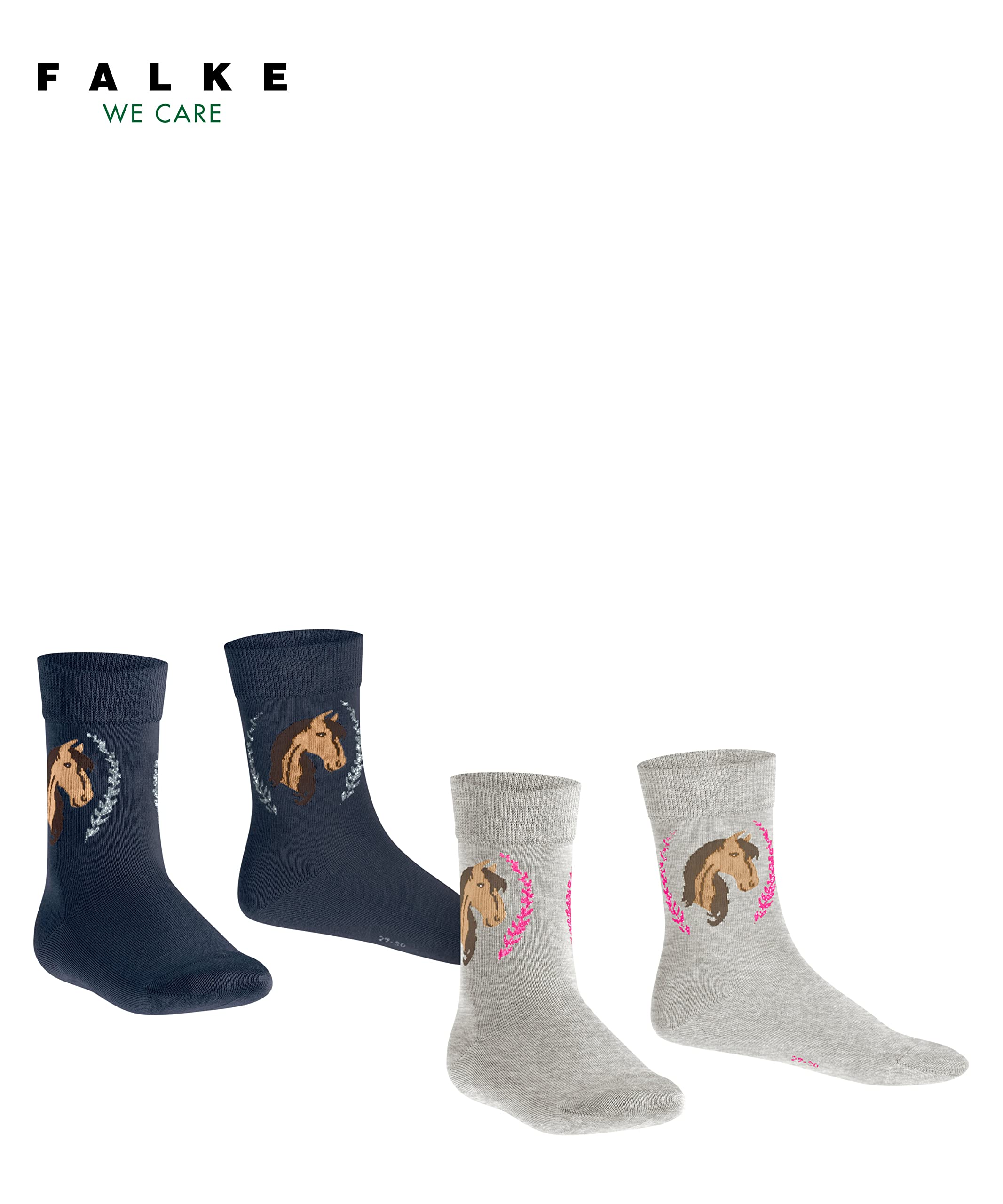 falke-horse-kindersocken-2-pack-pferd-23-26 image 3