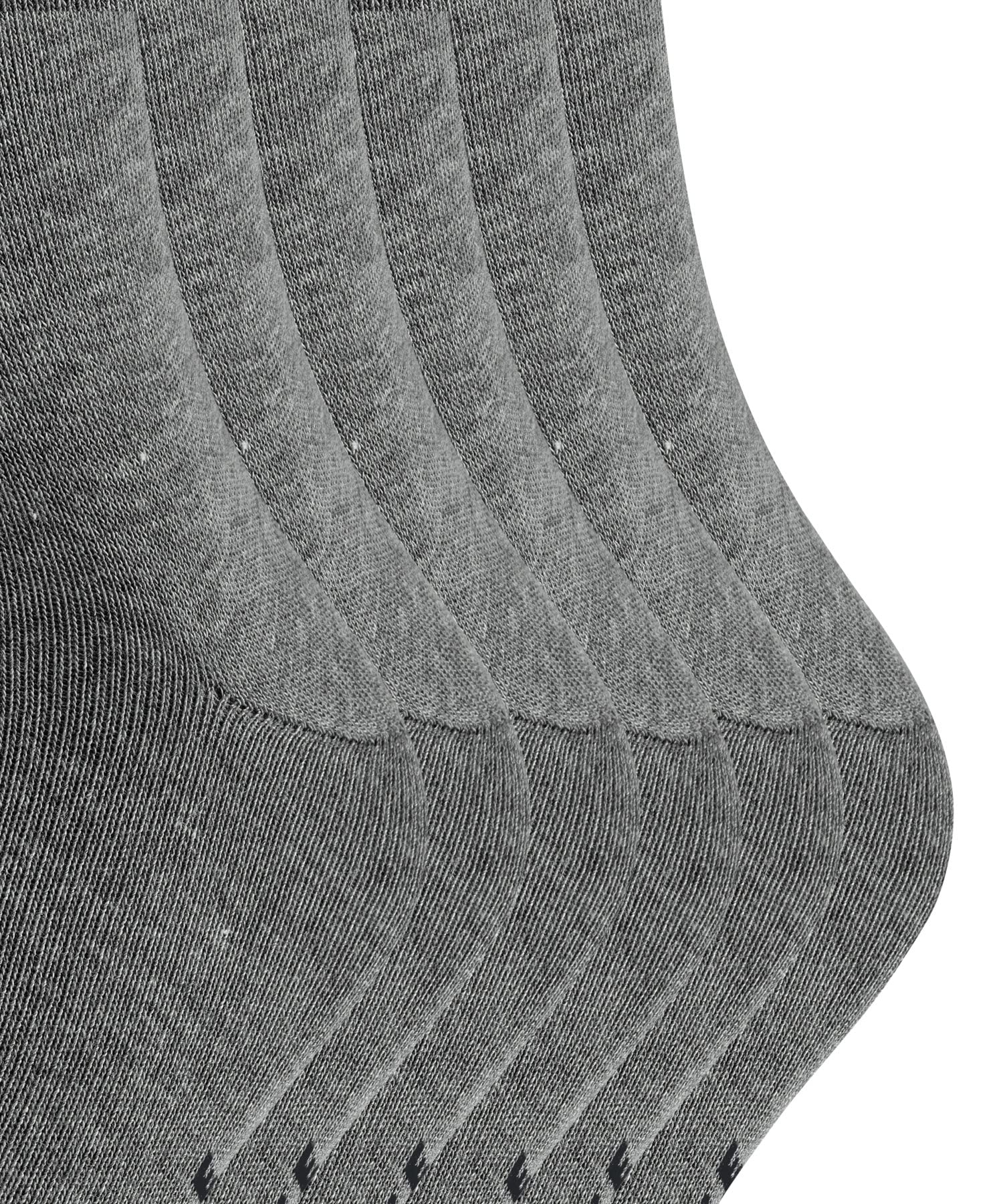 falke-happy-herrensocken-baumwolle-6-paar-schwarz-43-46 image 4