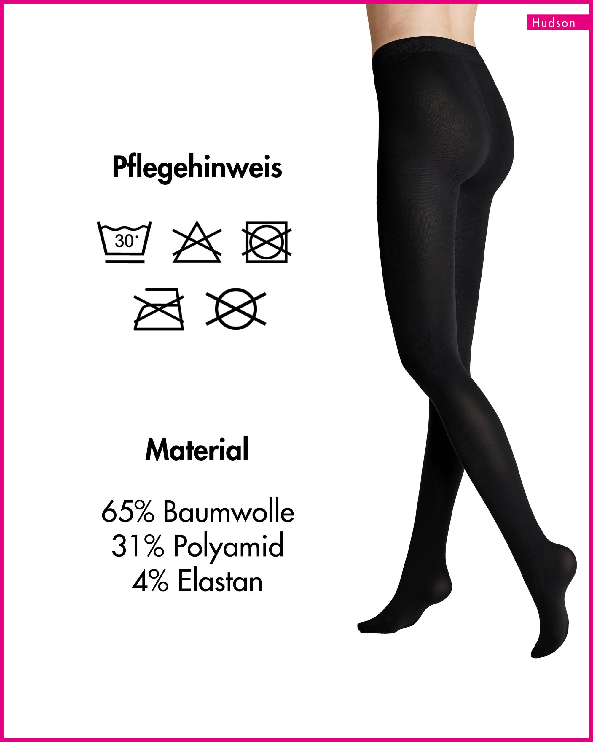 hudson-relax-fine-strumpfhose-damen-schwarz-38-40-blickdicht image 3