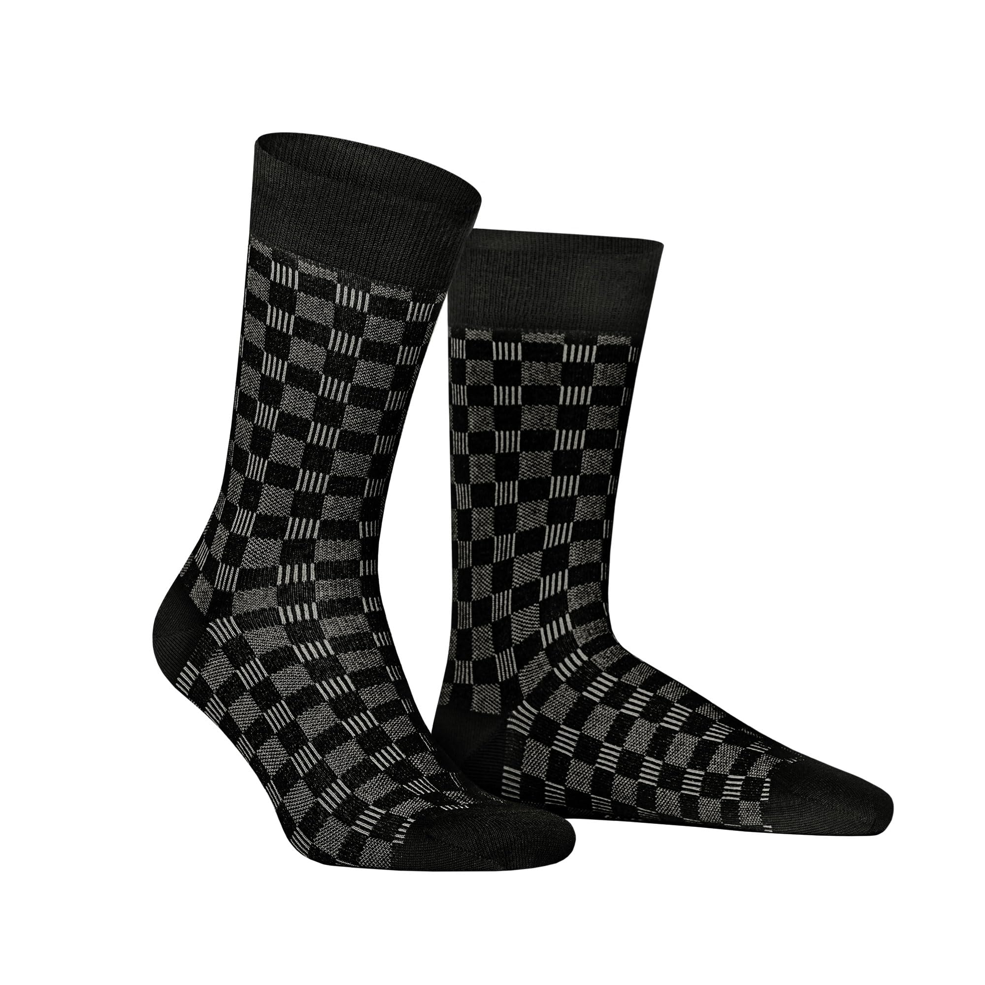hudson-board-herren-socken-schwarz-39-42-schachbrett-1er image 1