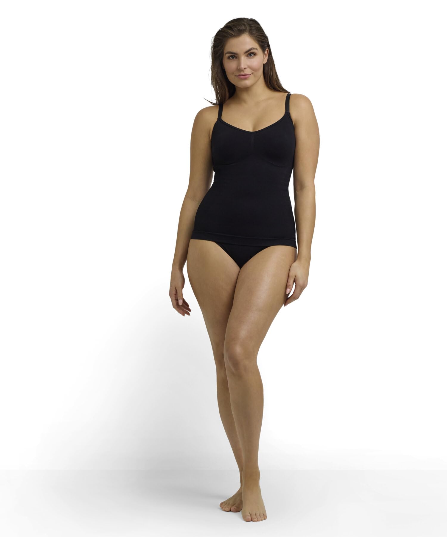 falke-smart-support-shapewear-top-schwarz-nahtlos image 3