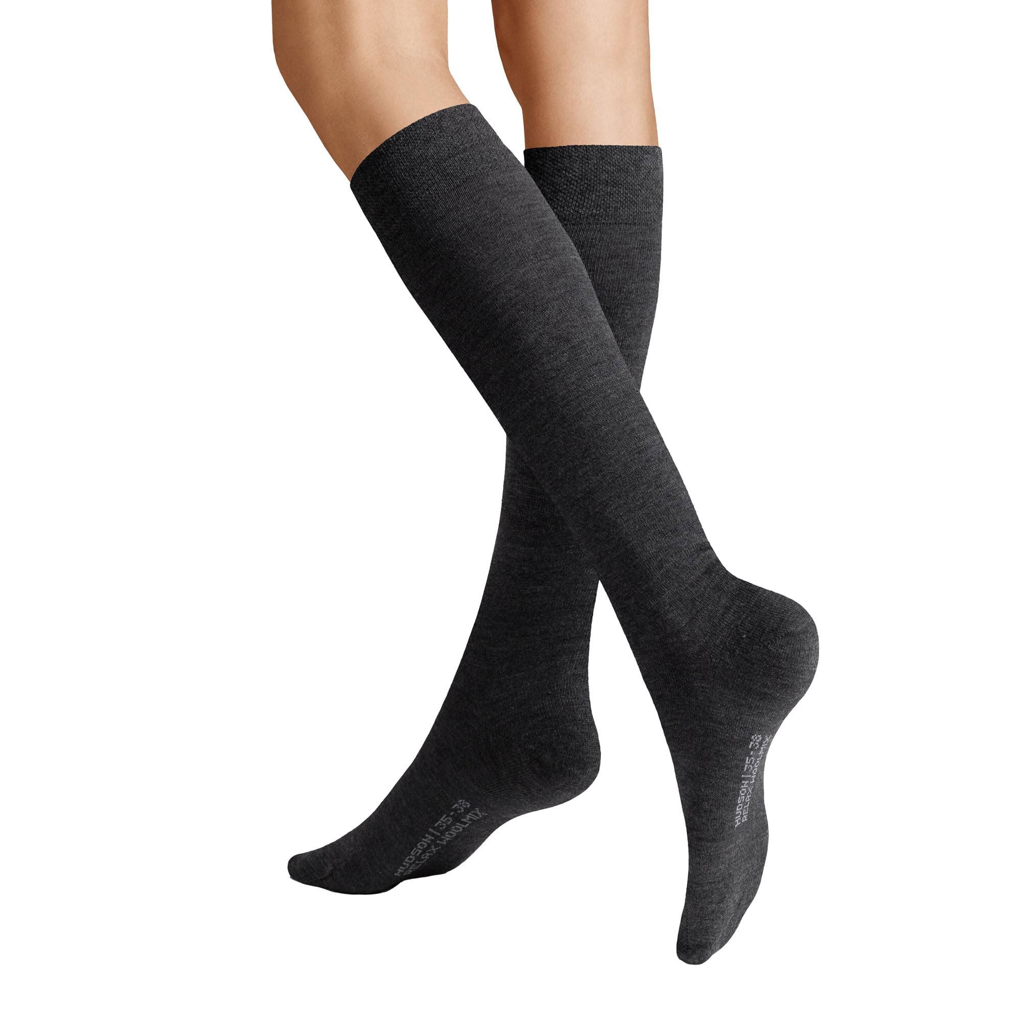 hudson-relax-woolmix-kniestr-mpfe-damen-marine-wolle image 3