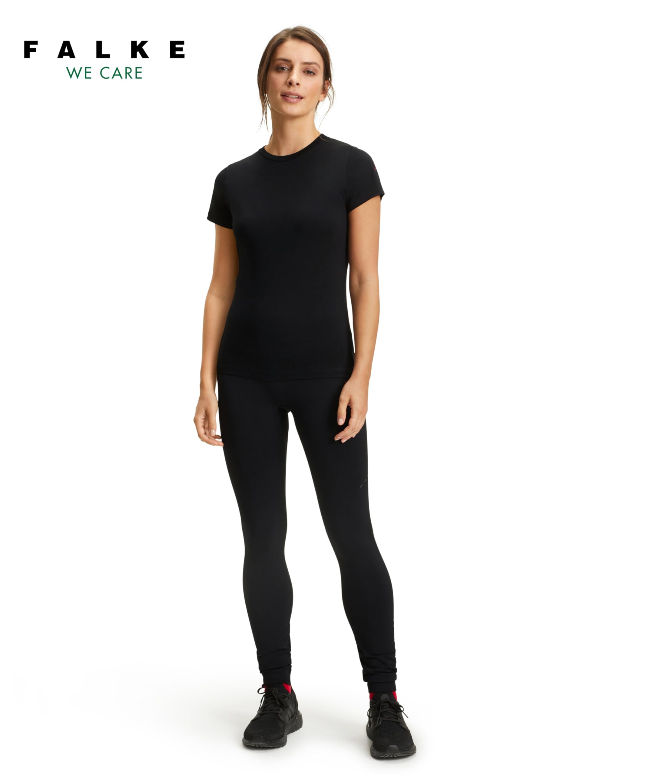 falke-core-logo-shirt-damen-schwarz-funktionsshirt-kurzarm image 3