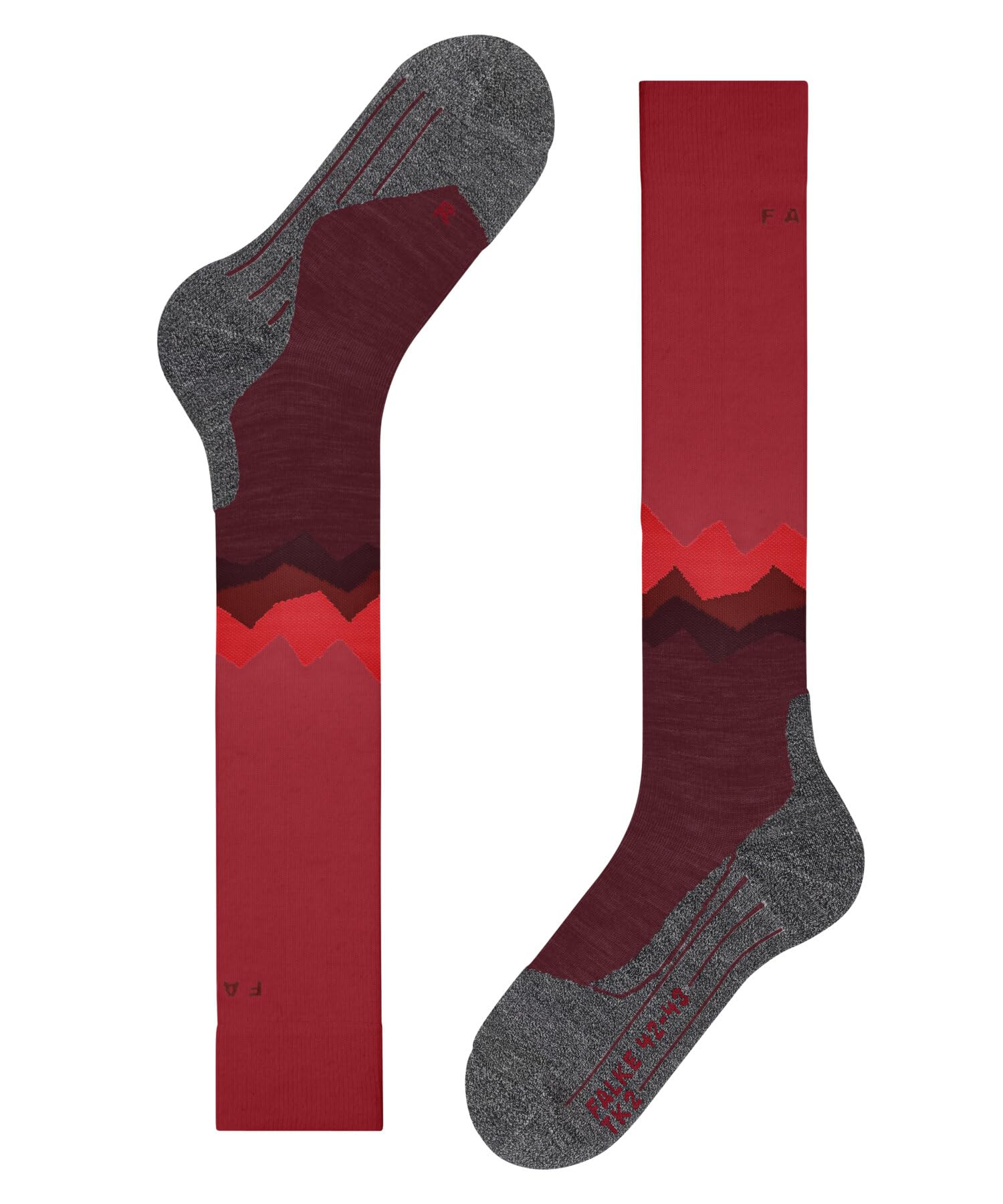 falke-tk2-explore-damen-wandersocken-rot-1-paar-wolle image 6