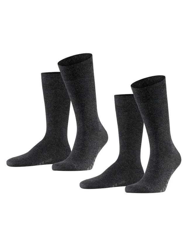 falke-swing-socken-herren-schwarz-2er-pack-baumwolle image 1