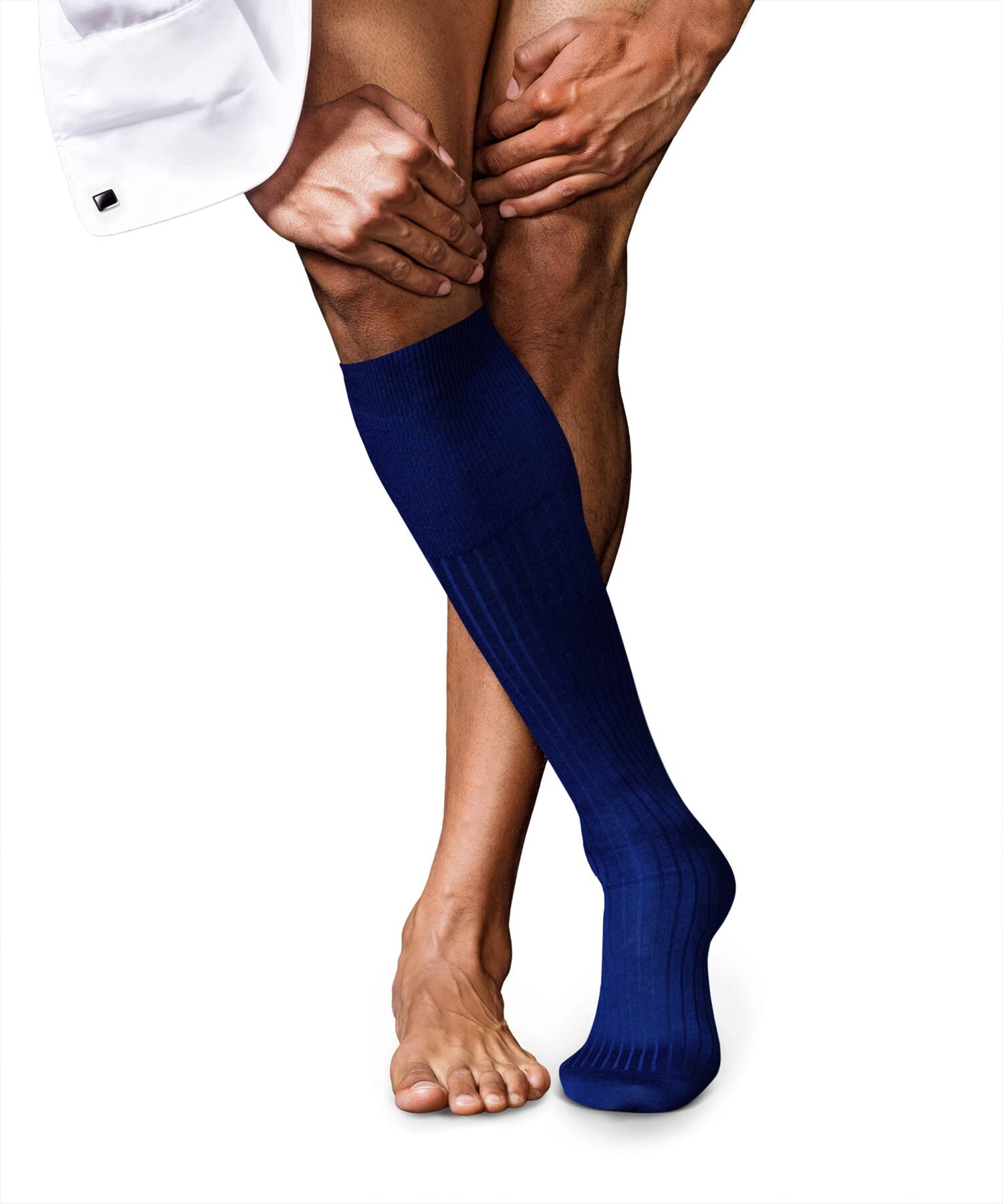 falke-no-7-kniestr-mpfe-herren-navy-merinowolle image 5