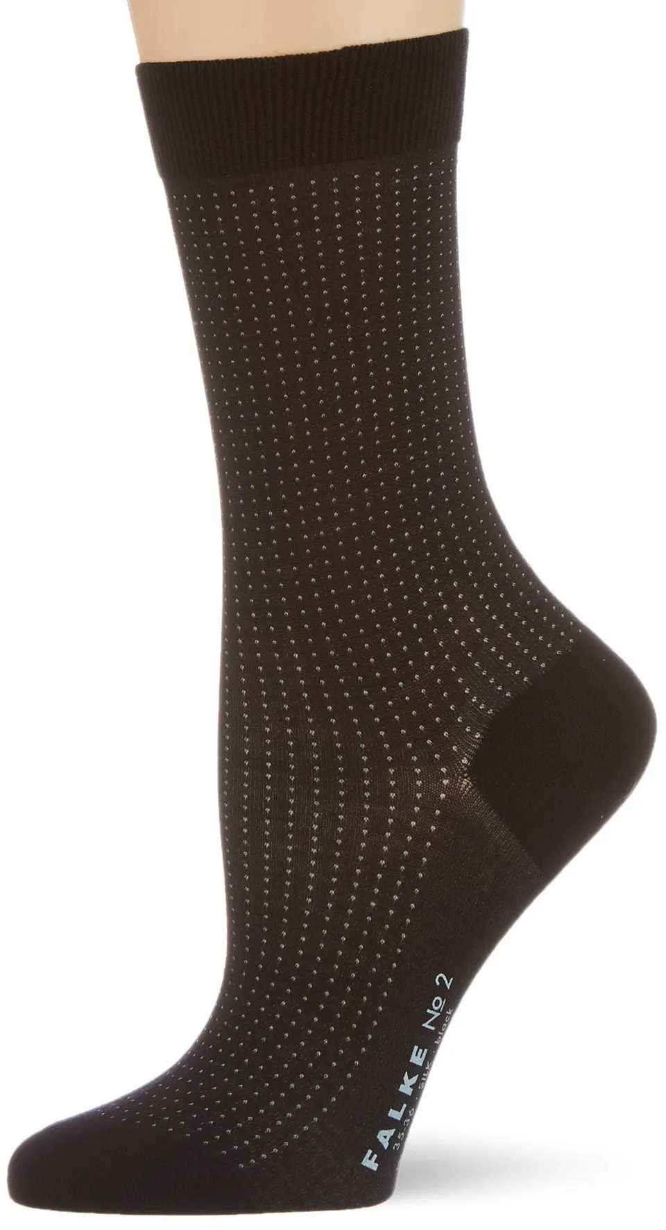 falke-no-2-socken-damen-schwarz-seide-business-1-paar image 1