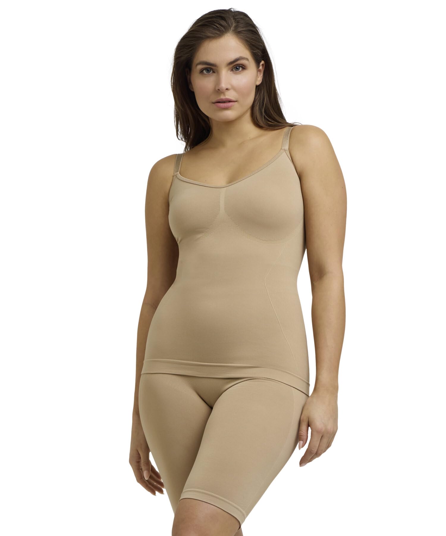 falke-smart-support-shapewear-top-schwarz-nahtlos image 7