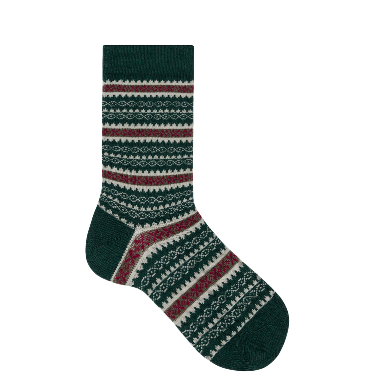 hudson-nordic-fashion-socke-deep-red-1er-pack-muster image 3