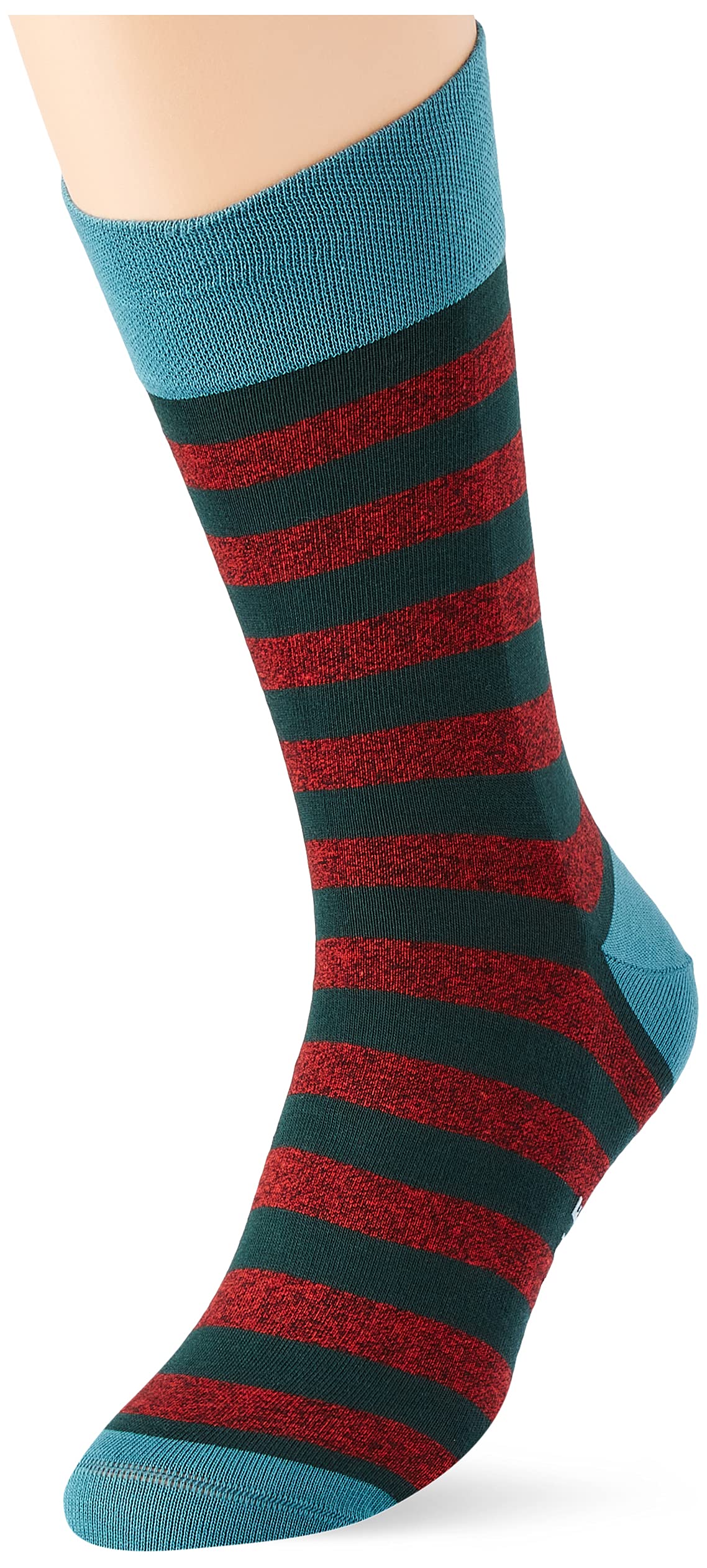 falke-sensitive-mapped-line-socken-rot-baumwolle image 7