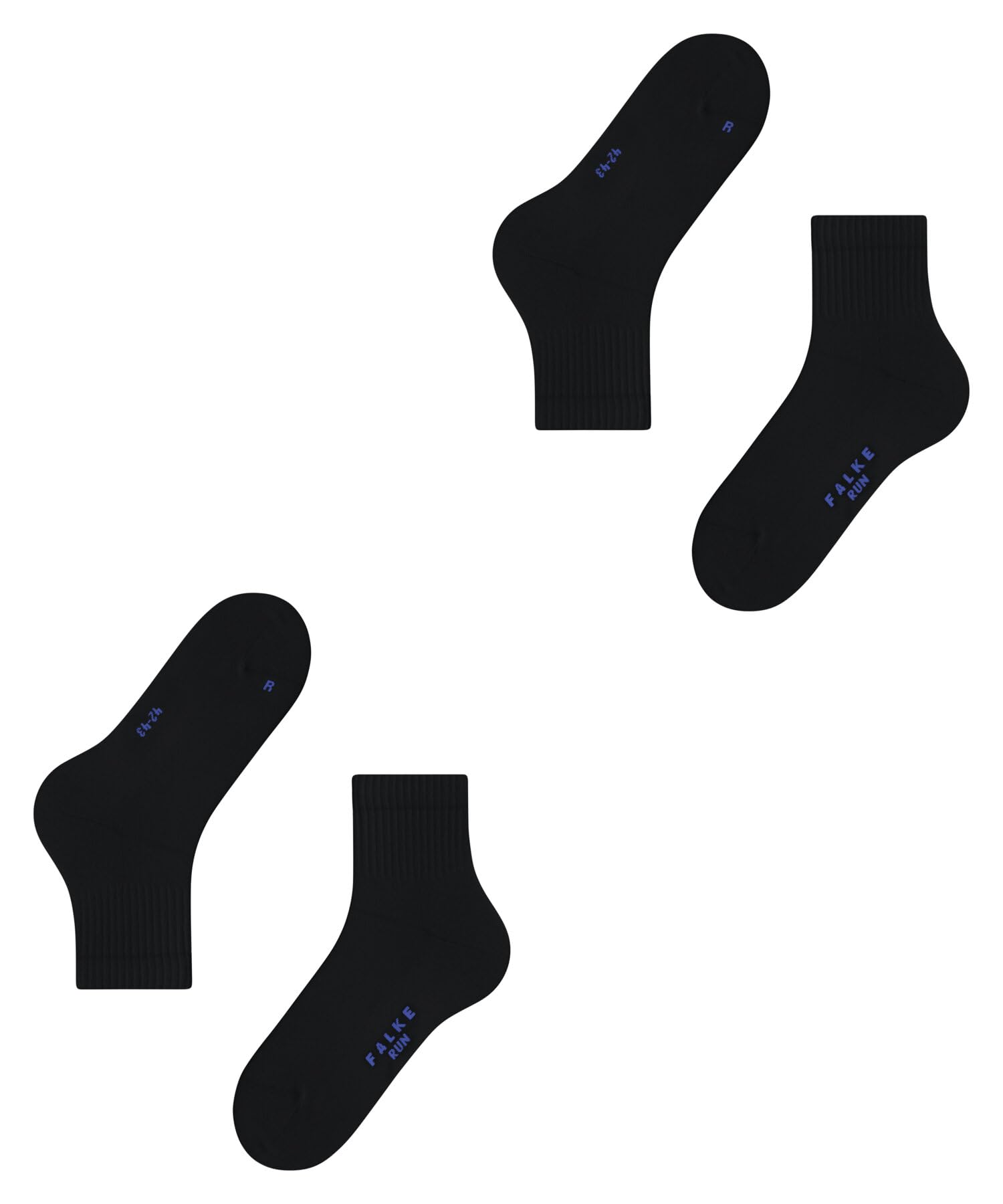 falke-run-sneakersocken-2-paar-baumwolle-pl-schsohle image 5