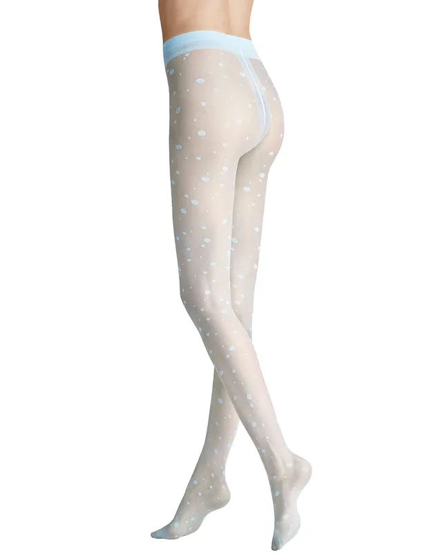 hudson-blob-sh-feinstrumpfhose-damen-spring-blue-punkte image 1