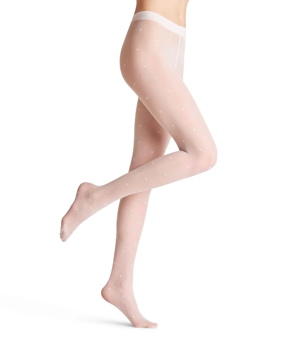 falke-x-kaviar-gauche-strumpfhose-l-herzchenmuster image 1