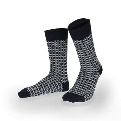 hudson-link-fashion-socke-schwarz-39-42-karo image 8