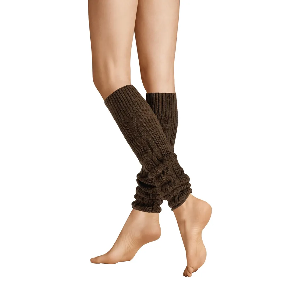 hudson-winter-spirit-stulpe-socken-braunmeliert image 1