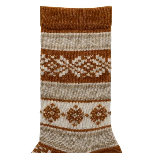 hudson-cozy-nordic-socken-ochre-brown-woll-mix-norweger image 8