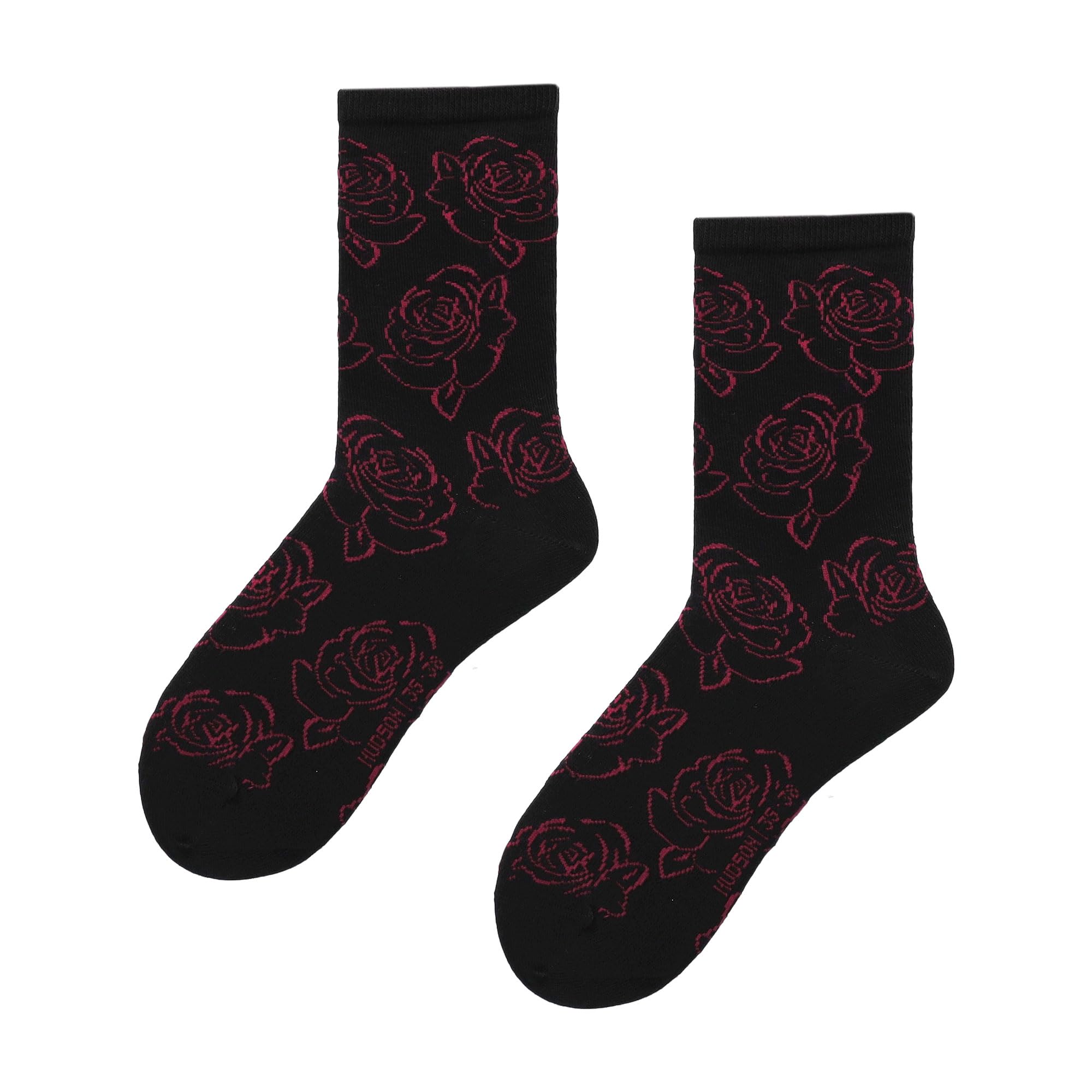 hudson-playful-flower-damen-socken-2er-pack-schwarz-35-38 image 3