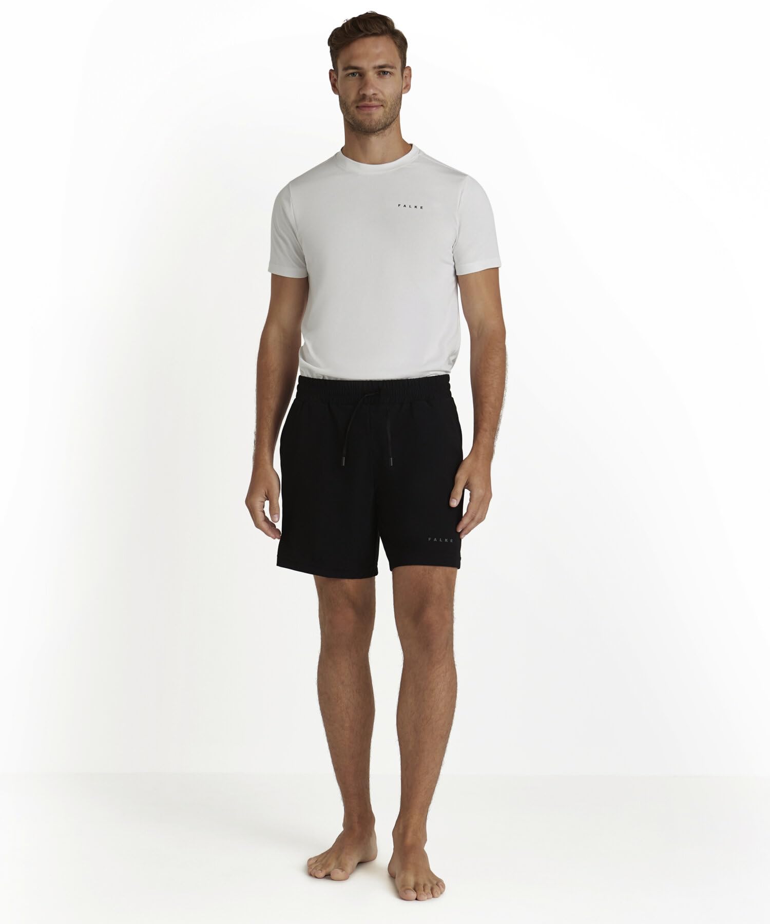 falke-yoga-shorts-herren-m-schwarz-polyamid-schnelltrocknend image 2