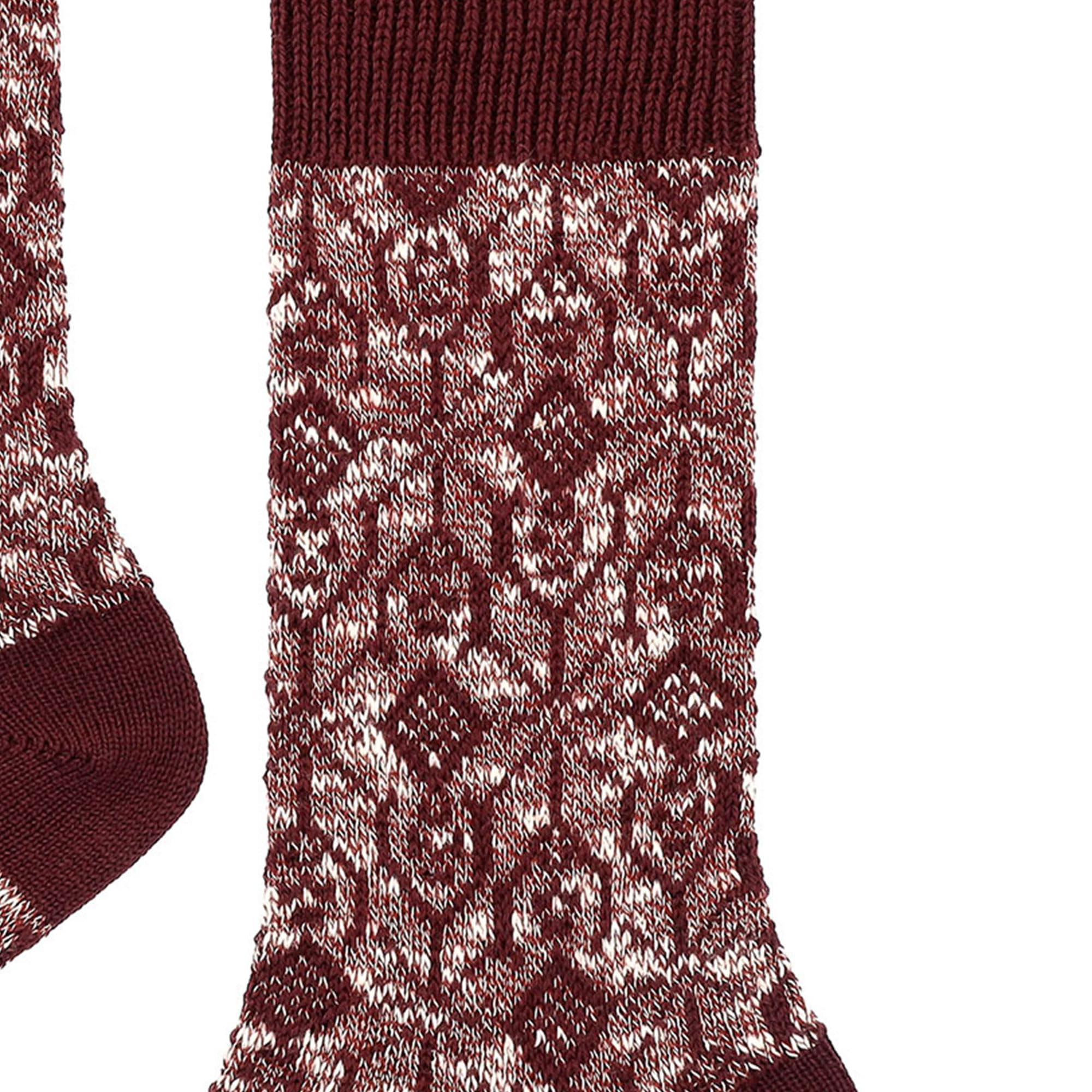 hudson-earthy-graphic-socken-marineblau-tweed-look image 2