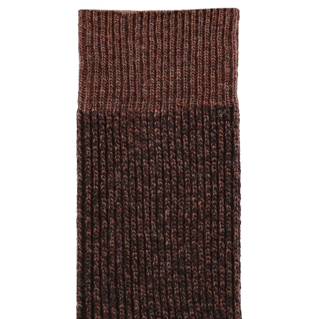 hudson-cozy-twist-herren-socken-coffee-brown-1er-pack-druckfrei image 2