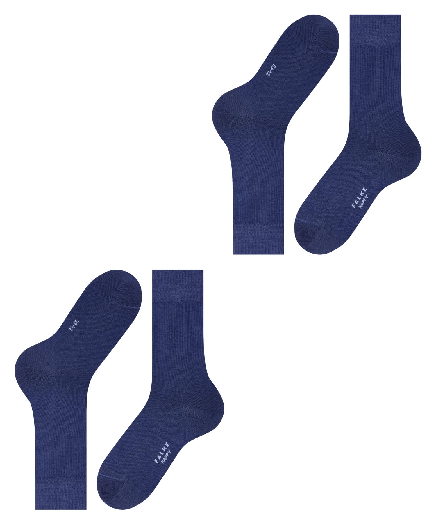 falke-happy-herrensocken-grau-39-42-baumwolle-2-paar image 5