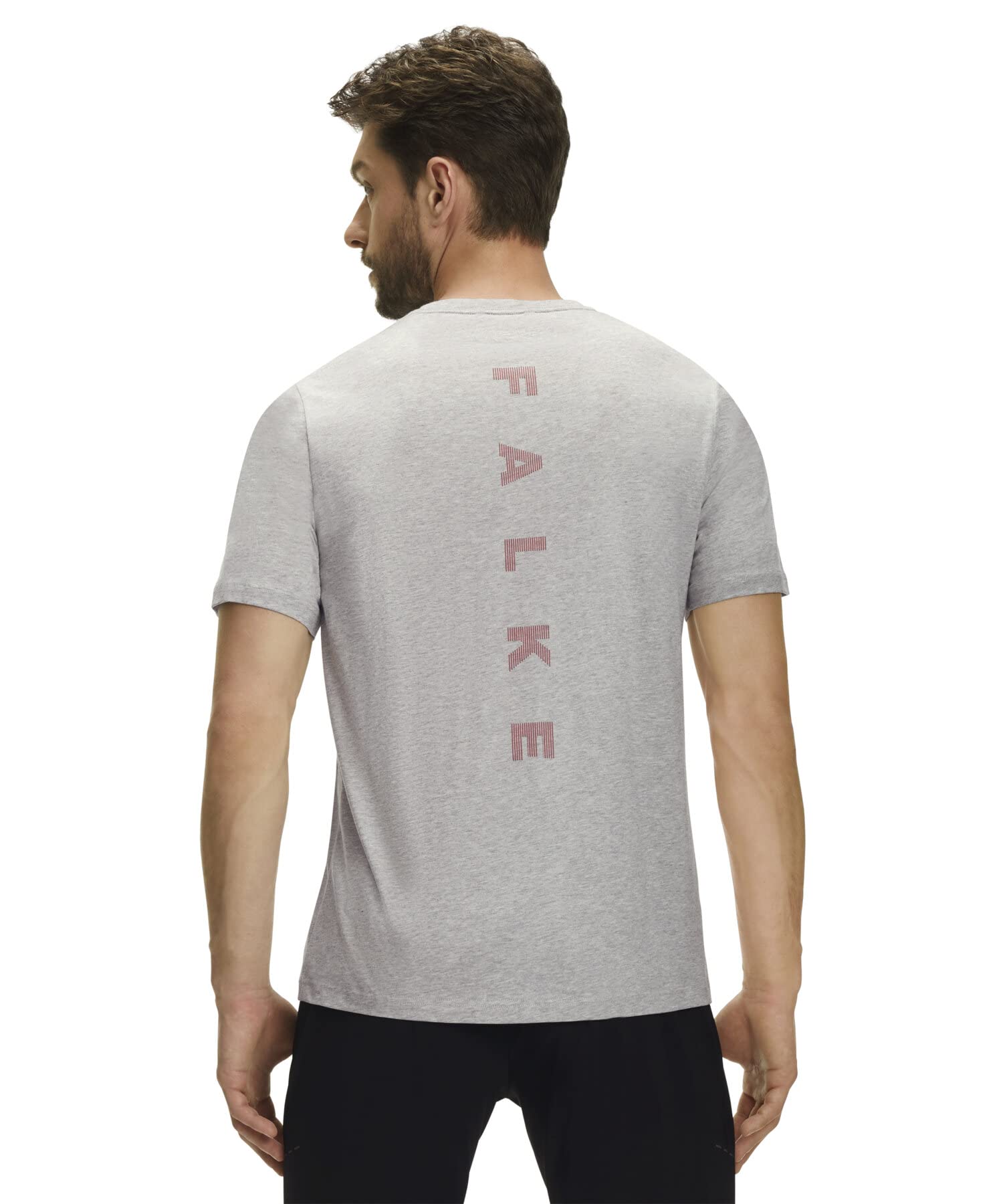 falke-core-logo-t-shirt-herren-schwarz-l-lyocell image 2