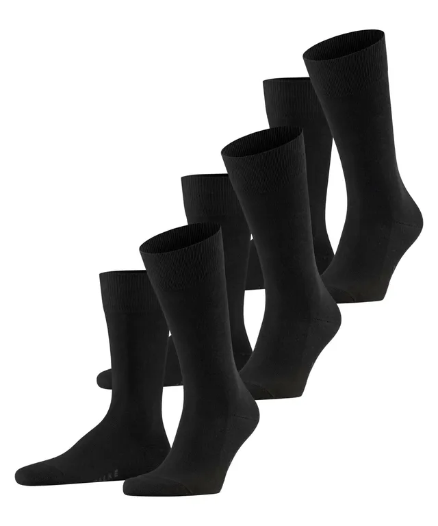 falke-family-herren-socken-3-paar-schwarz-39-42-baumwolle image 1