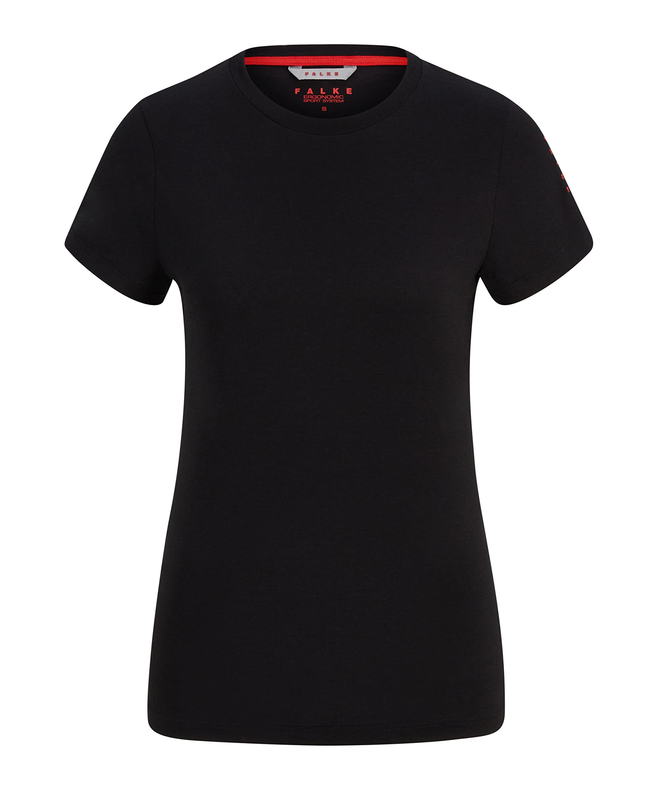falke-core-logo-shirt-damen-schwarz-funktionsshirt-kurzarm image 8
